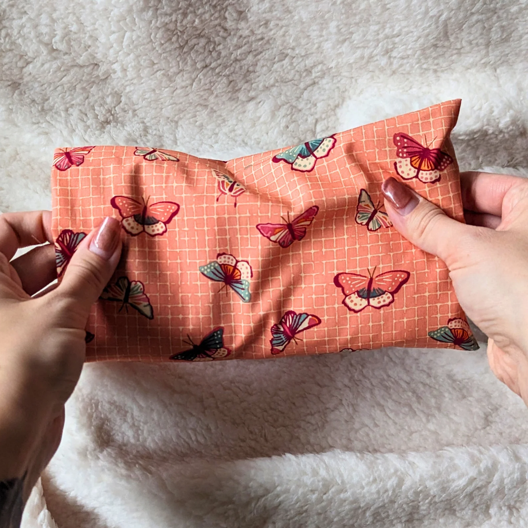 Weighted Eye Pillow - Fluttering Lattice