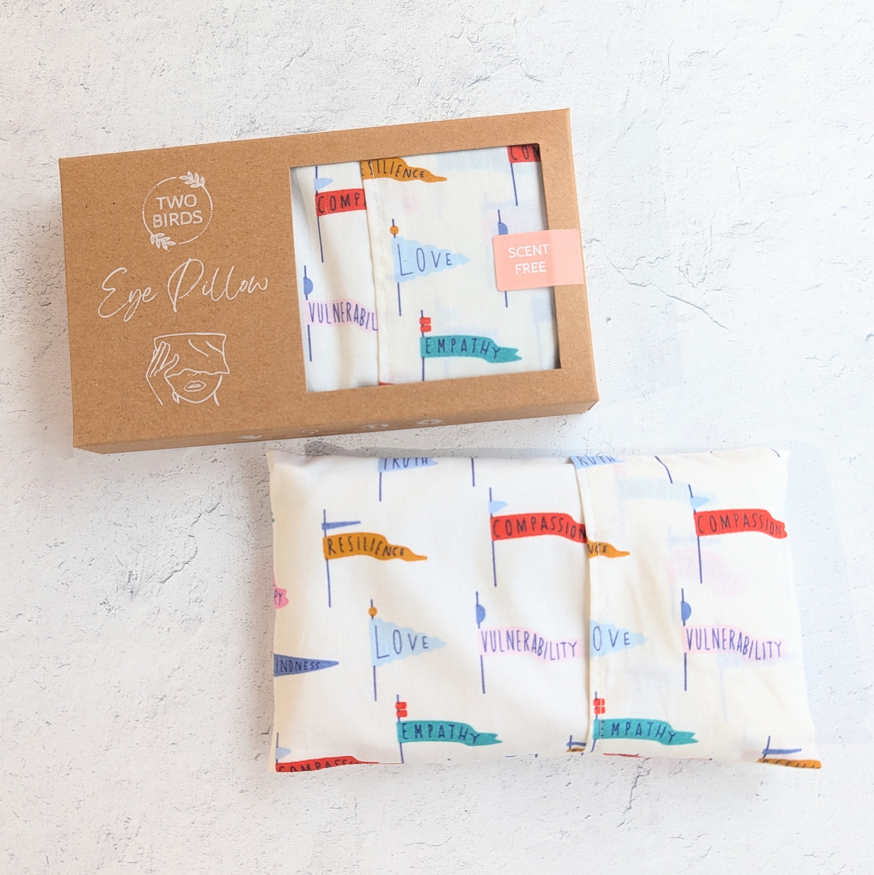 Weighted Eye Pillow - Positivity Pennants