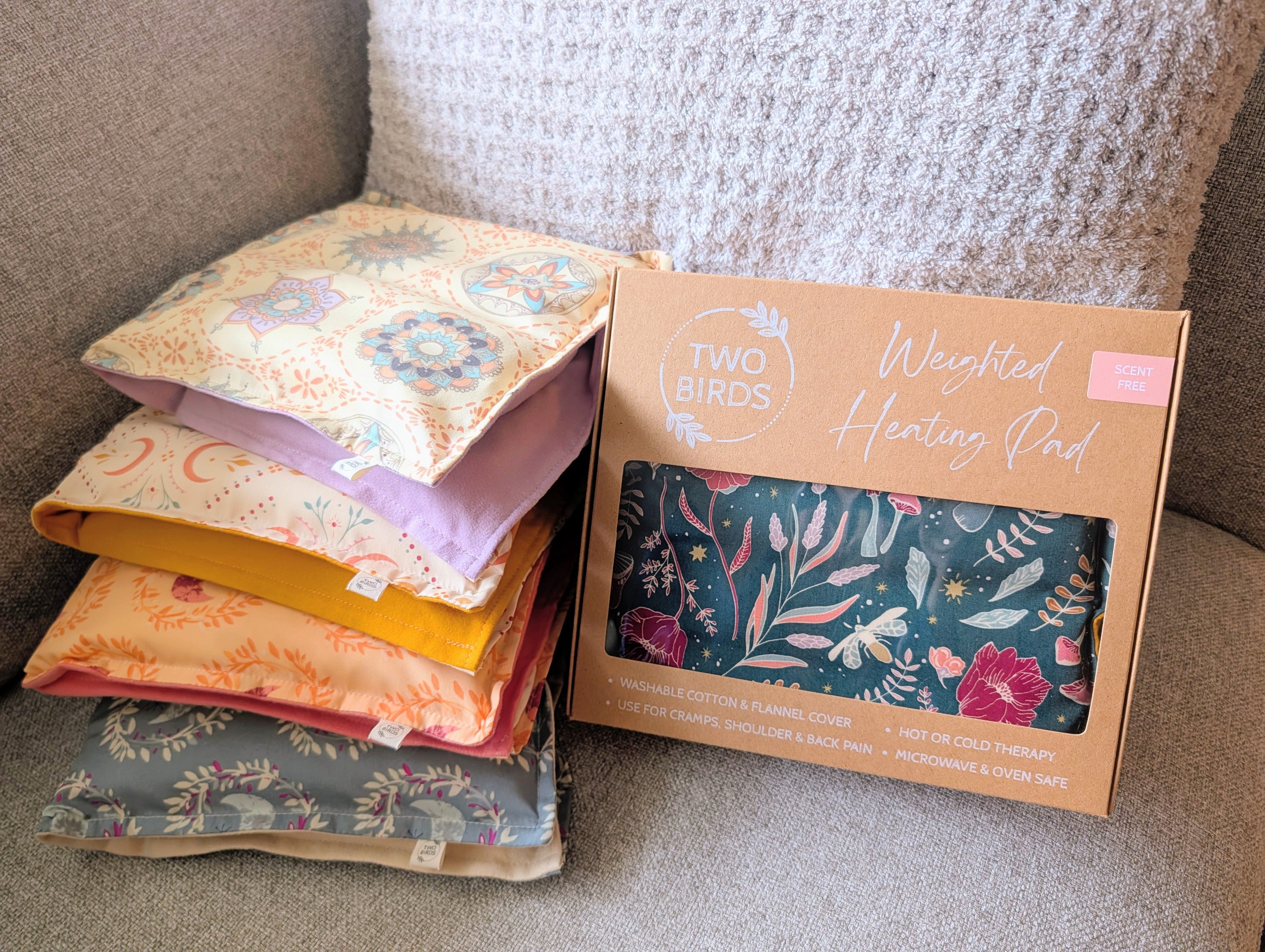 Weighted Heating Pad Cotton/Flannel - Mandala